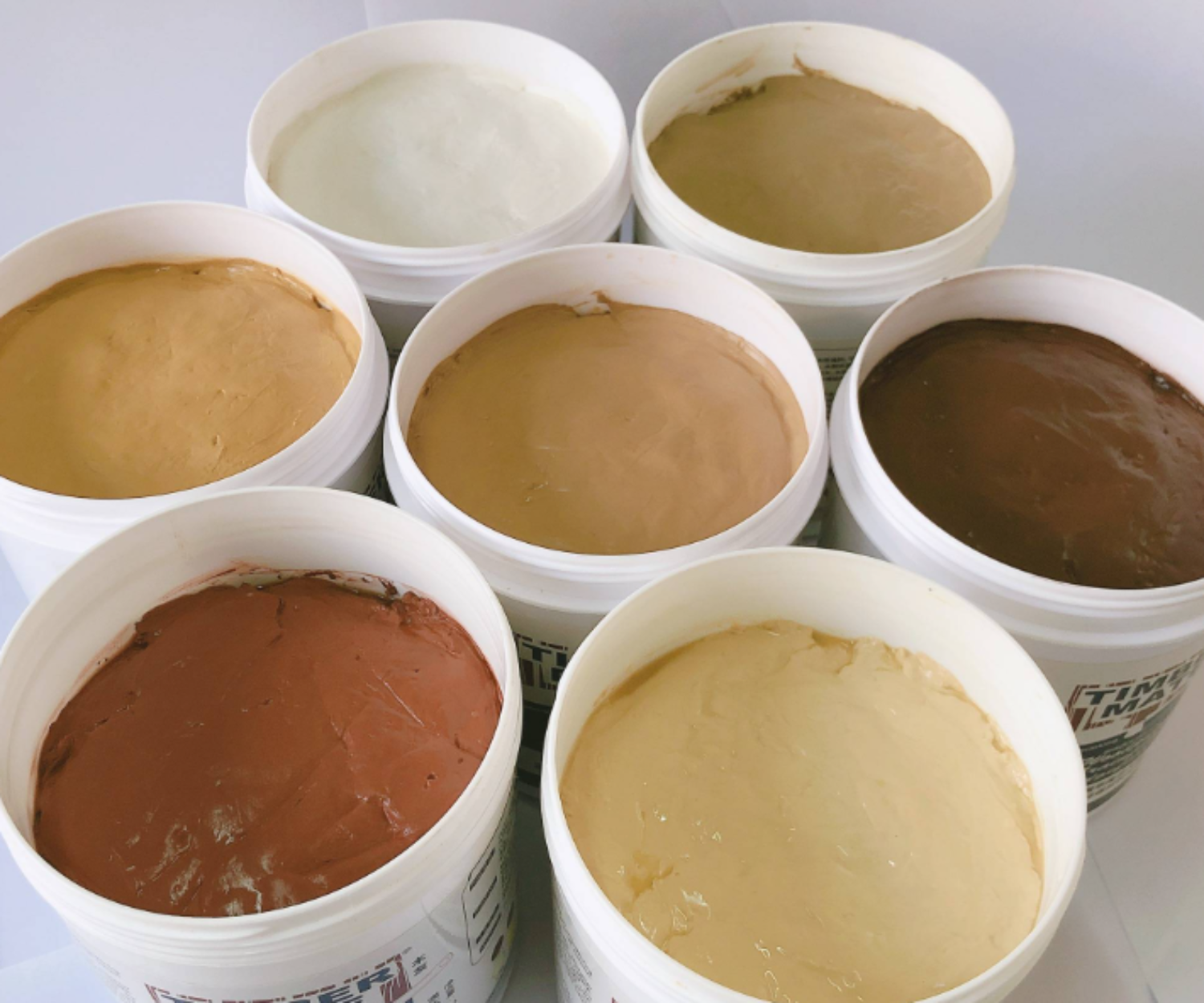 UV curing putty reference formula